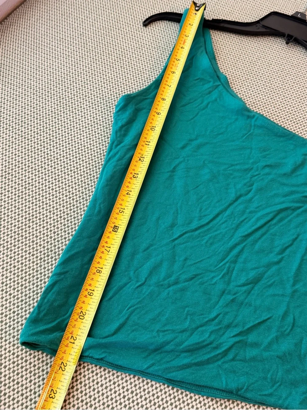 J. Crew One-Shoulder Modal Knit Top in Teal Green EUC #128